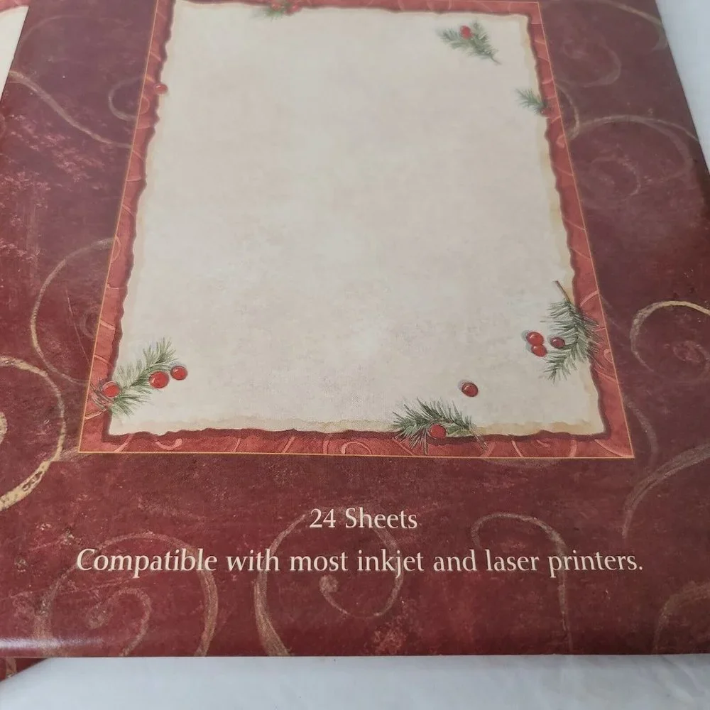 Lang Christmas Winter Berries by Shelly Reeves Smith Paper 2 Pkg 48 Sheets Total